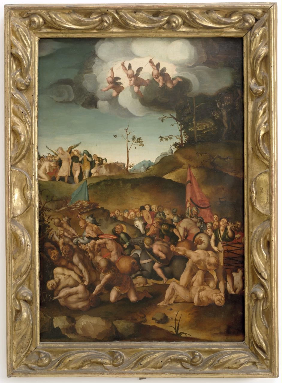 66-martirio di Sant'Acacio e dei suoi diecimila compagni sul monte Ararat-Uffizi, Firenze